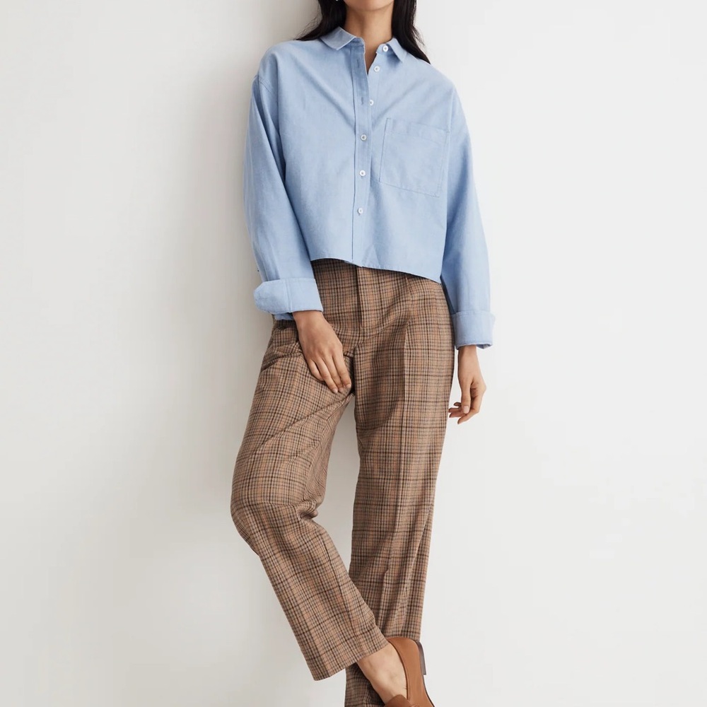Madewell The Turner Tapered Pant in Plaid